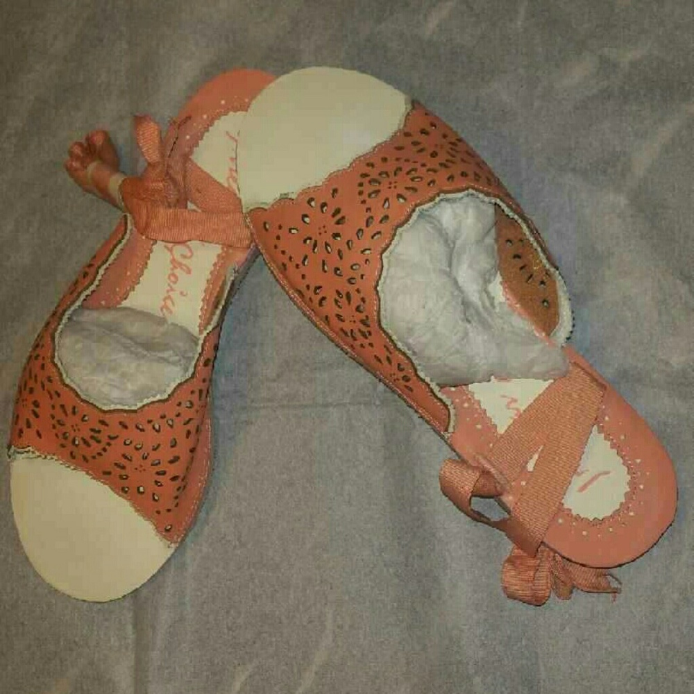 Irregular Choice lace up flat  Sandals